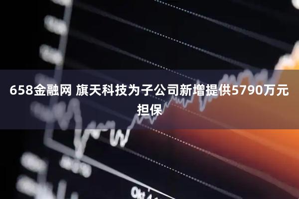 658金融网 旗天科技为子公司新增提供5790万元担保