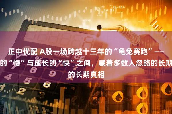 正中优配 A股一场跨越十三年的“龟兔赛跑”——红利的“慢”与成长的“快”之间，藏着多数人忽略的长期真相