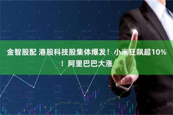 金智股配 港股科技股集体爆发！小米狂飙超10%！阿里巴巴大涨